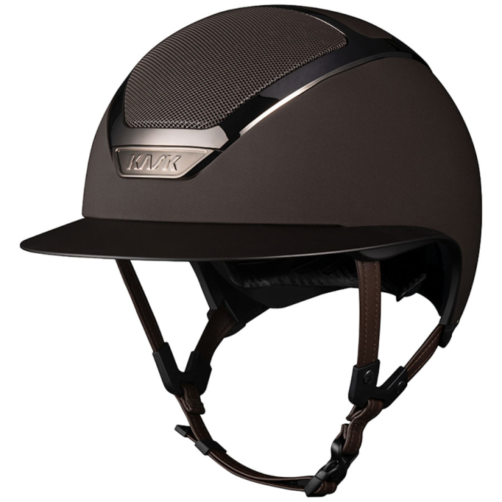 Riding Helmet Star Lady Chrome Brown in the group Riding Equipment / Riding Helmets / Wide Peak Riding Helmets at Equinest (HHE0A041BR_r)