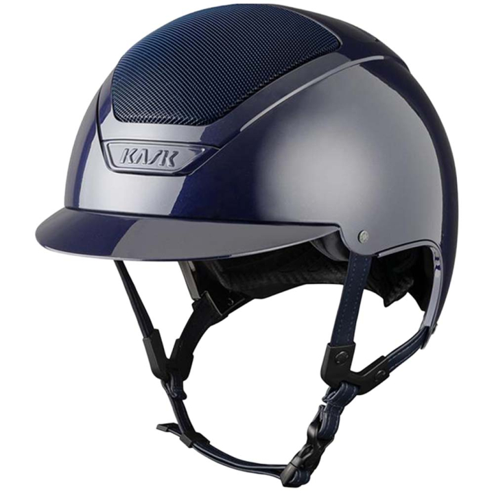 Riding Helmet Dogma Pure Shine Navy Blue in the group Riding Equipment / Riding Helmets / Standard Visor Riding Helmets at Equinest (HHE0A042NA_r)
