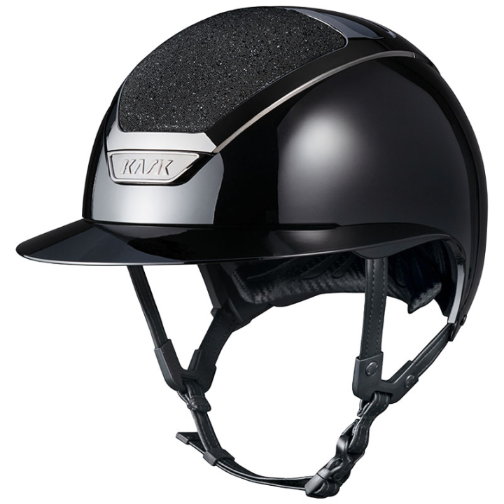 Riding Helmet Star Lady Pure Shine Crystal Carpet Black in the group Riding Equipment / Riding Helmets / Wide Peak Riding Helmets at Equinest (HHE0A043SWCABA_r)