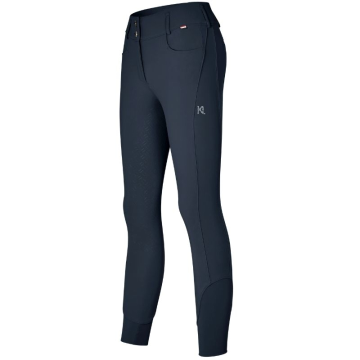 Riding Breeches KLKira H Shape Full Grip Navy Blue in the group Equestrian Clothing / Riding Breeches & Riding Tights / Breeches at Equinest (HI243024NA_r)