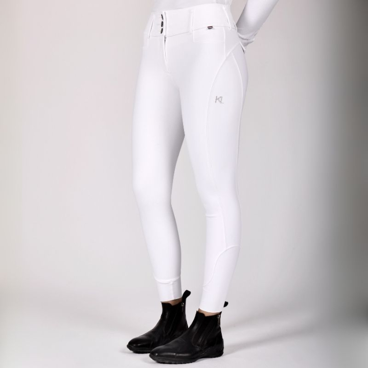 Riding Breeches KLKimi A Shape Full Grip White in the group Equestrian Clothing / Riding Breeches & Riding Tights / Breeches at Equinest (I2430243WH_r)
