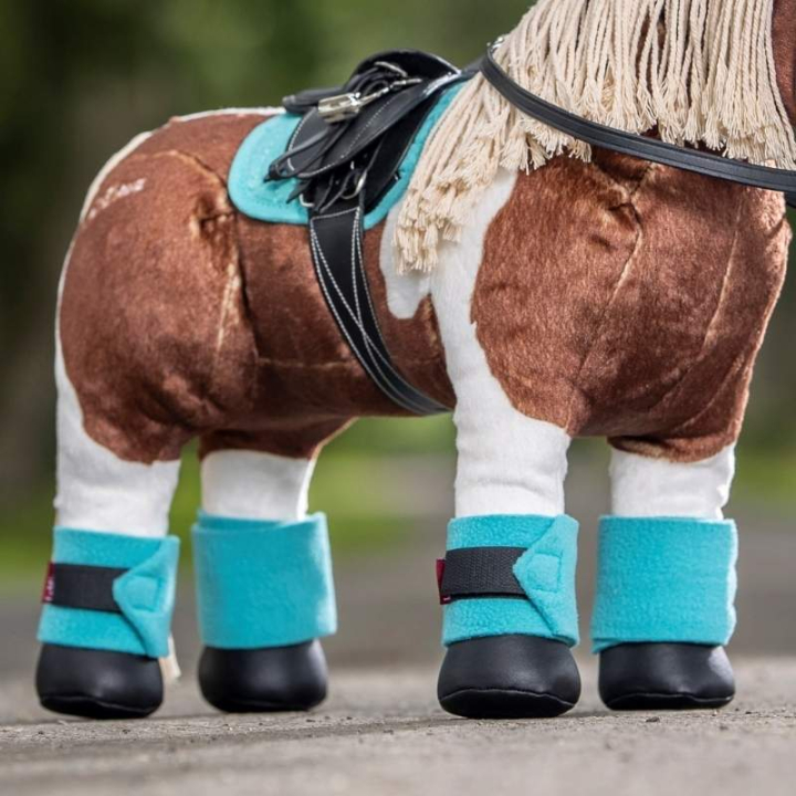 Bandages Toy Pony 4-pack Turquoise in the group Hobby Horses & Toy Horses / Toy Horse Tack at Equinest (IT020600TU)