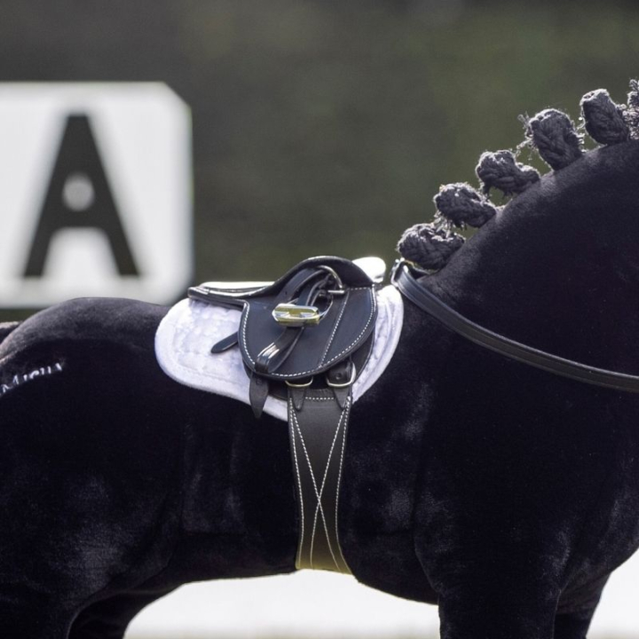 Saddle Toy Pony Black in the group Hobby Horses & Toy Horses / Toy Horse Tack at Equinest (IT021010BA)