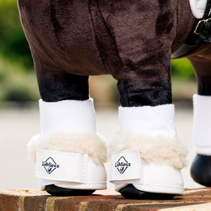 Bell Boots Toy Pony Dressage White in the group Hobby Horses & Toy Horses / Toy Horse Tack at Equinest (IT046320WH)