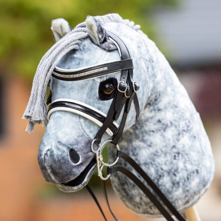 Double Bridle for Hobby Horse Black in the group Hobby Horses & Toy Horses / Hobby Horse Tack at Equinest (IT054840BA)