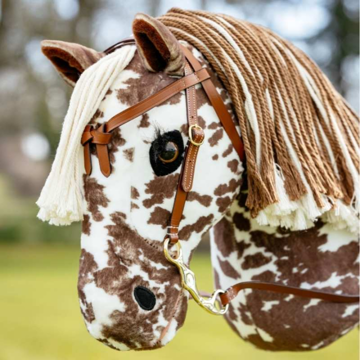 Western Bridle for Hobby Horse Brown in the group Hobby Horses & Toy Horses / Hobby Horse Tack at Equinest (IT062520BR)