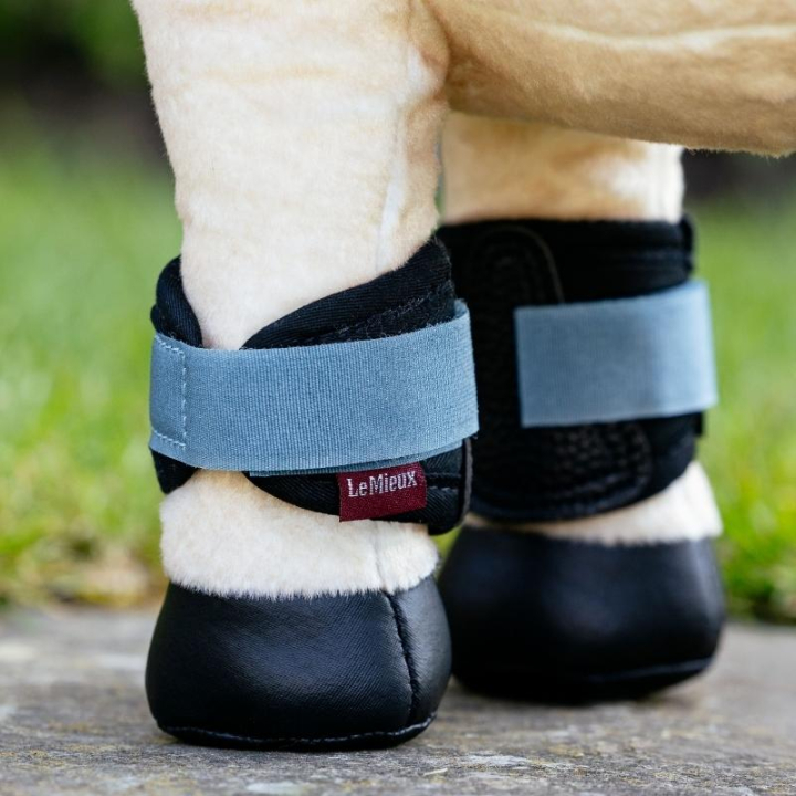Brushing Boots Toy Pony Grafter Black/Blue in the group Hobby Horses & Toy Horses / Toy Horse Tack at Equinest (IT077530BABL)