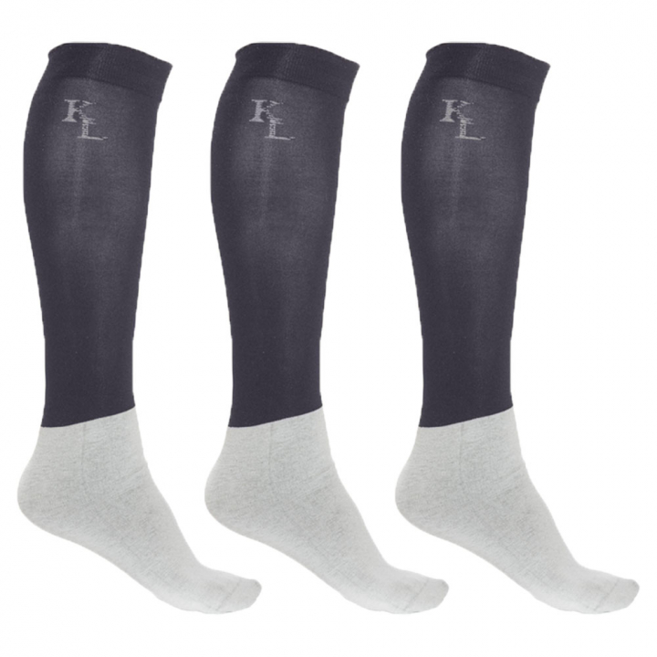 Competition Socks Classic 3-Pack Navy 0Blue in the group Equestrian Clothing / Riding Socks at Equinest (KLC-AC-600Ma_r)