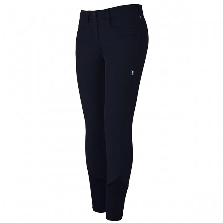 Riding Breeches Kessi Knee Patch Navy Blue in the group Equestrian Clothing / Riding Breeches & Jodhpurs / Breeches at Equinest (KLC-BRKG-155Ma_r)