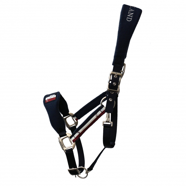 Bridle Classic Navy Blue in the group Horse Tack / Halters / Fabric & Nylon Halters at Equinest (KLC-HG-732Ma_r)