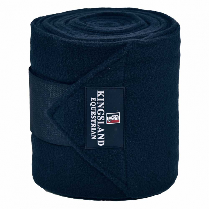 Fleece Bandages Classic 2-Pack Navy 0Blue in the group Horse Tack / Leg Protection / Bandages at Equinest (KLC-HG-759MA-ONESIZE)