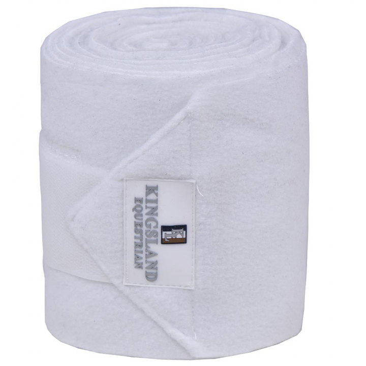 Fleece Bandages Classic 2-Pack White in the group Horse Tack / Leg Protection / Bandages at Equinest (KLC-HG-759VI-ONESIZE)