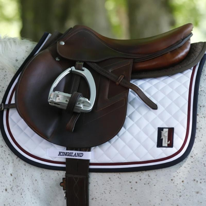 Saddle Pad Classic White in the group Horse Tack / Saddle Pads / All-Purpose & Jumping Saddle Pads at Equinest (KLC-HGS-755Vi_r)
