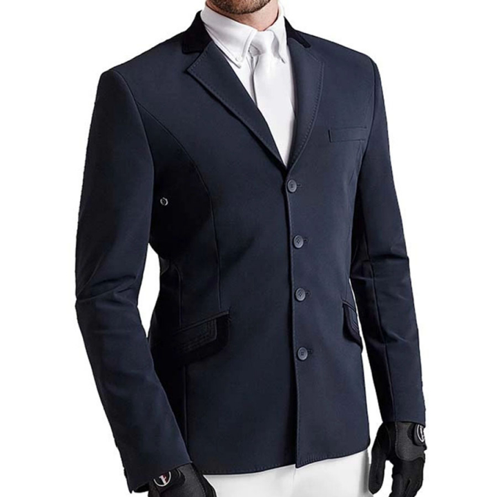 Competition Jacket Men's Emesto Navy Blue in the group Equestrian Clothing / Show Jackets & Tailcoats at Equinest (KLCM-SJ-925Ma_r)
