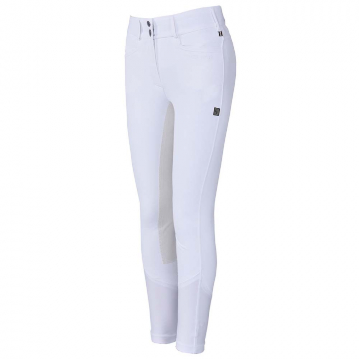 Riding Breeches KLkirstie White in the group Equestrian Clothing / Riding Breeches & Riding Tights / Breeches at Equinest (KLC_BRFL-152Vi_r)
