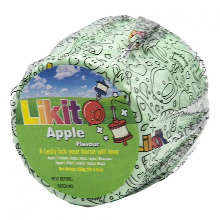 Lick Stone Apple Refill with Holes 650g in the group Supplements / Horse Supplements / Salt Licks, Mineral Blocks & Lick Stones at Equinest (LIKB2AP-650)