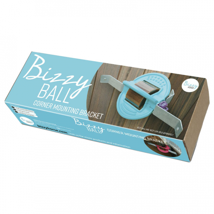 Wall Bracket Bizzy Metal Grey in the group Stable & Paddock / Horse Toys at Equinest (LIKBIZZYBRACKETGR)