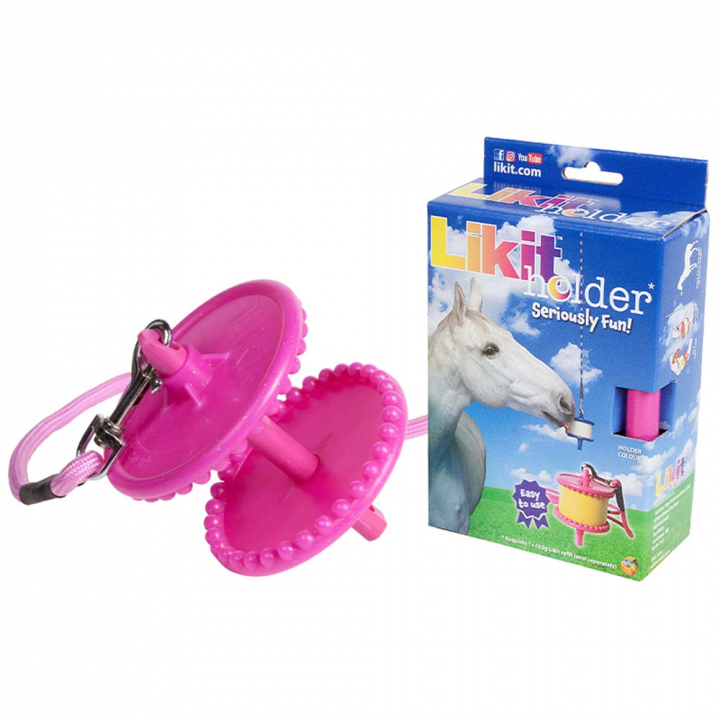 Holder Level 1 Pink/Glitter in the group Stable & Paddock / Horse Toys at Equinest (LIKLH02PI)