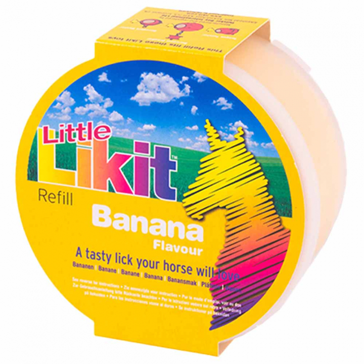 Lick Stone Little Banana Refill without Holes 250g in the group Supplements / Horse Supplements / Salt Licks, Mineral Blocks & Lick Stones at Equinest (LIKLLBAEU-250)