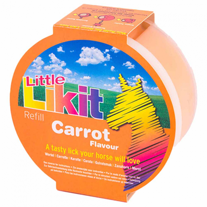 Lick Stone Little Carrot Refill without Holes 250g in the group Supplements / Horse Supplements / Salt Licks, Mineral Blocks & Lick Stones at Equinest (LIKLLCAEU-250)