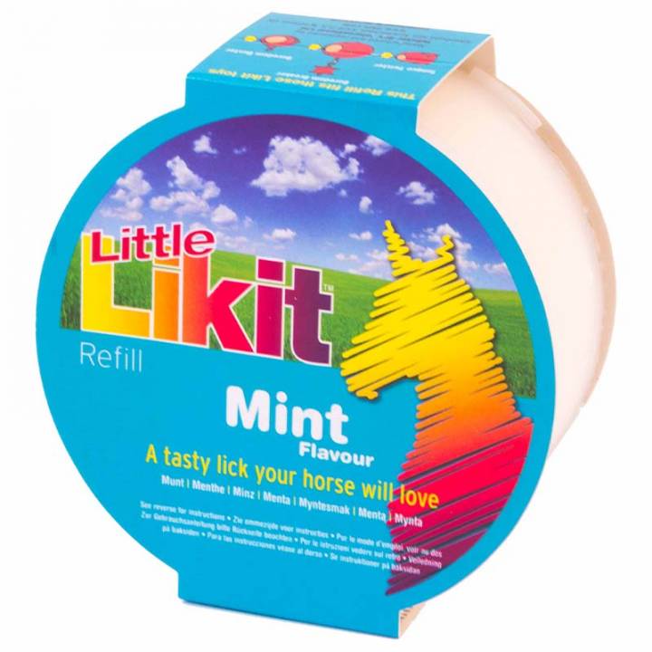 Lick Stone Little Mint Refill without Holes 250g in the group Supplements / Horse Supplements / Salt Licks, Mineral Blocks & Lick Stones at Equinest (LIKLLMIEU-250)
