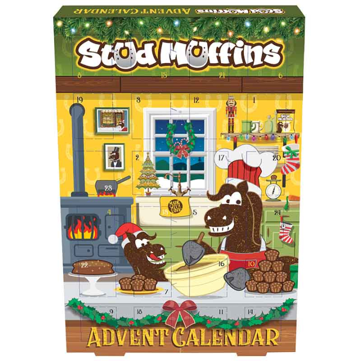 Advent Calendar Horse Treats Stud Muffins 250g in the group Grooming & Health Care / Horse Treats at Equinest (LIKSTUDADX7-250)