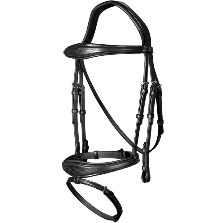 Anatomical Combination Bridle NE Black in the group Horse Tack / Bridles & Browbands / Bridles at Equinest (NEABABSv_r)