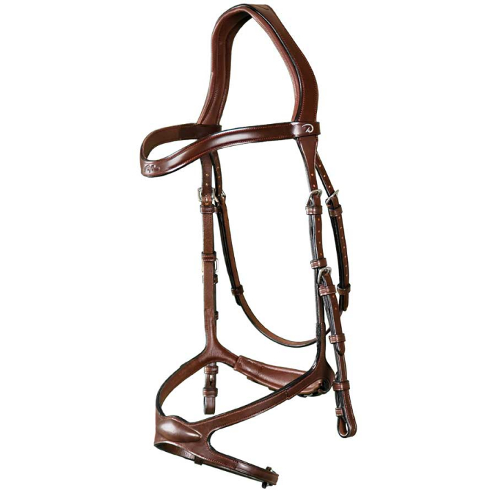 X-Fit Anatomical Bridle NE Brown in the group Horse Tack / Bridles & Browbands / Bridles at Equinest (NECCCDBr_r)