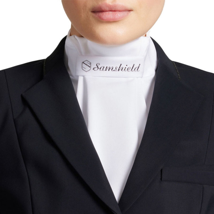 Plastron Crystal White/Black Chrome in the group Equestrian Clothing / Accessories / Ties at Equinest (PLACRYBA)
