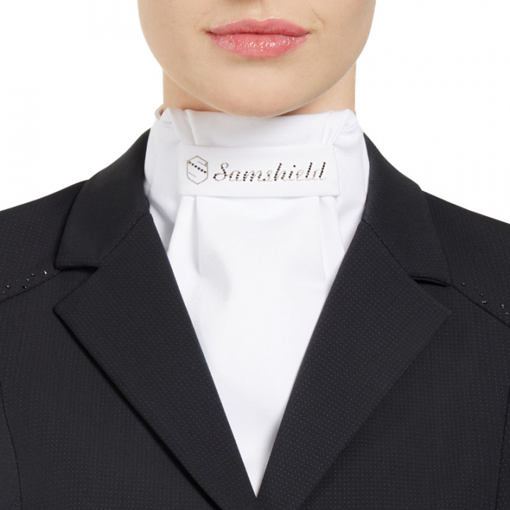 Plastron Crystal White/Light Chrome in the group Equestrian Clothing / Accessories / Ties at Equinest (PLACRYWH)