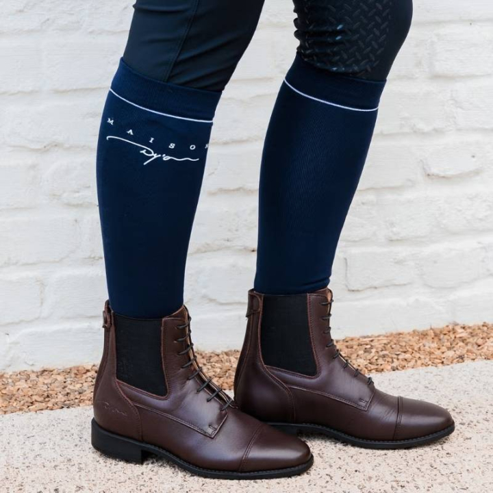 Riding Socks Maison 3-pack Navy Blue in the group Equestrian Clothing / Riding Socks at Equinest (RI2400103NA_r)