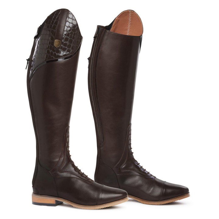 Tall Boots Sovereign Lux Brown 36 0Regular/Narrow in the group Riding Footwear / Tall Boots at Equinest (RR02143BRR-N-36)