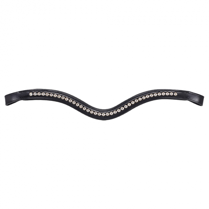Browband Rhinestone U-Shape Black in the group Horse Tack / Bridles & Browbands / Browbands at Equinest (SC013PBB0425BA)