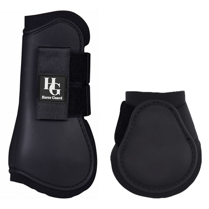 Leg Protectors HG 4-pack Black in the group Horse Tack / Leg Protection / Tendon Boots at Equinest (SENSKYDD-4-P-BA)