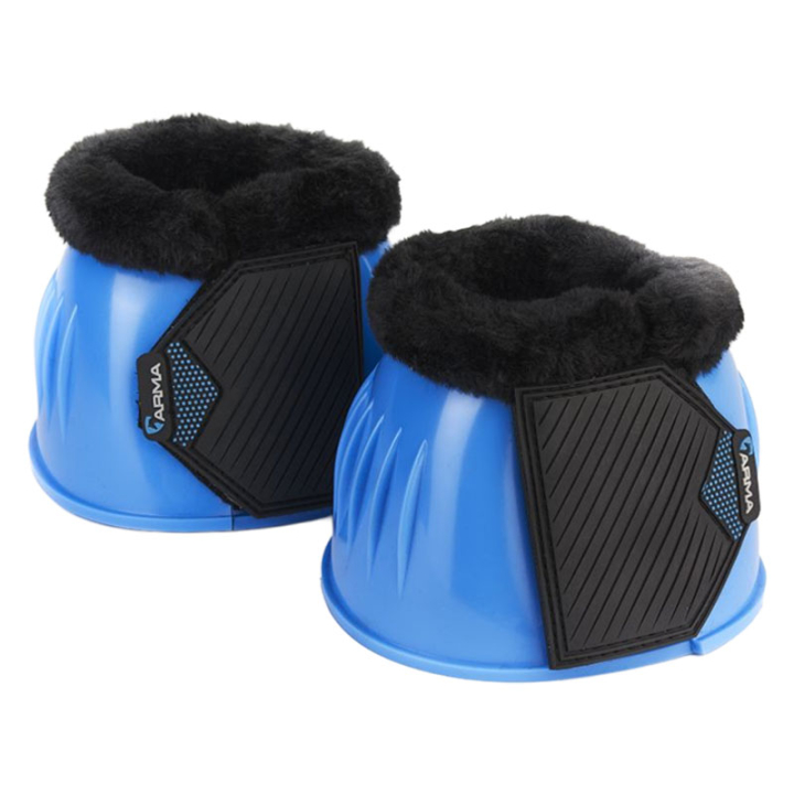 Bell Bots Glossy PVC Fleece Blue in the group Horse Tack / Leg Protection / Bell Boots at Equinest (SH1028418PBL_r)