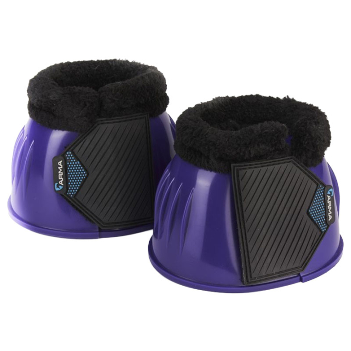 Bell Bots Glossy PVC Fleece Purple in the group Horse Tack / Leg Protection / Bell Boots at Equinest (SH1028433PPU_r)