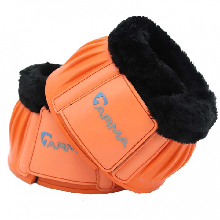 Fleece Rubber Boots Orange in the group Horse Tack / Leg Protection / Bell Boots at Equinest (SH134F_O_r)