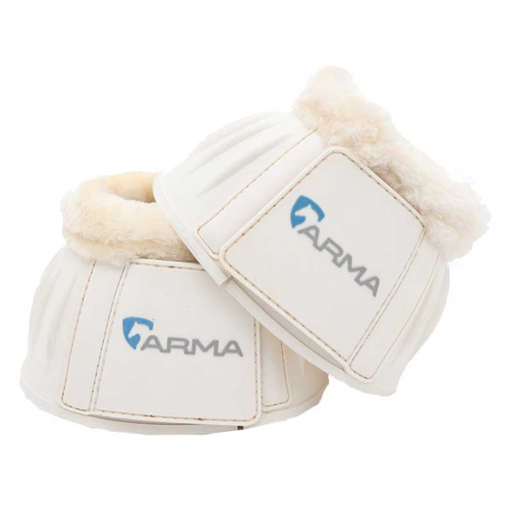 Fleece Rubber Boots White in the group Horse Tack / Leg Protection / Bell Boots at Equinest (SH134F_V_r)