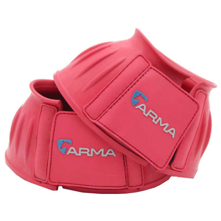 Fleece Rubber Boots Pink in the group Horse Tack / Leg Protection / Bell Boots at Equinest (SH134VRs)
