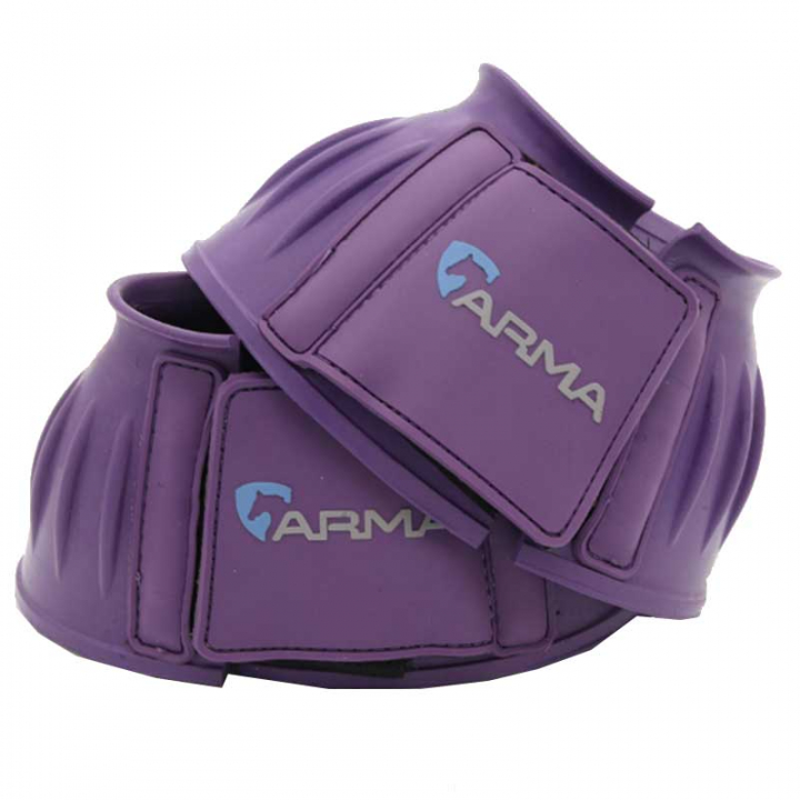 Fleece Rubber Boots Purple in the group Horse Tack / Leg Protection / Bell Boots at Equinest (SH134V_L_r)