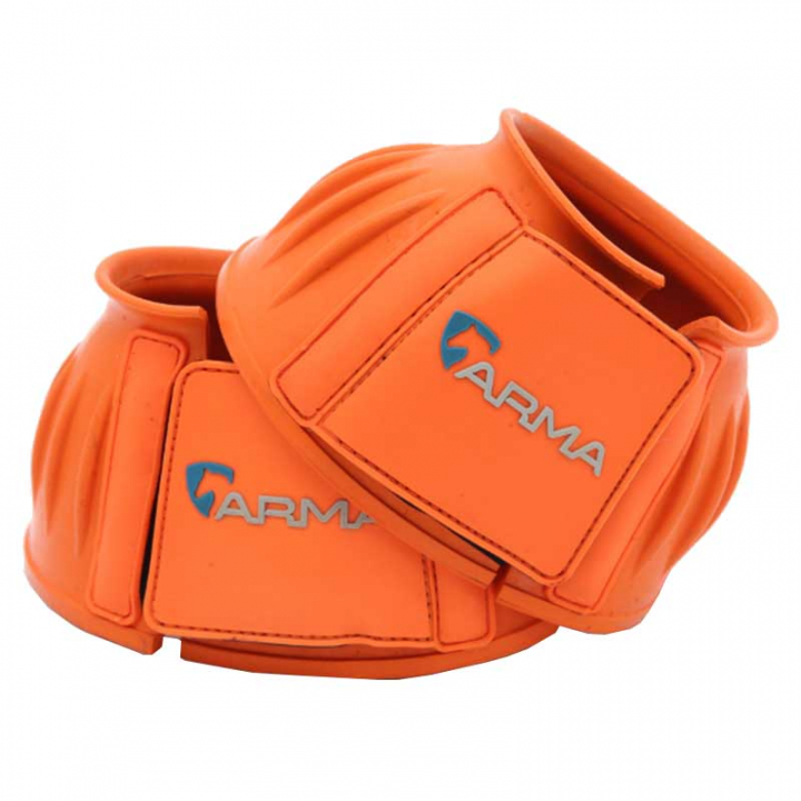 Fleece Rubber Boots Orange in the group Horse Tack / Leg Protection / Bell Boots at Equinest (SH134V_O_r)