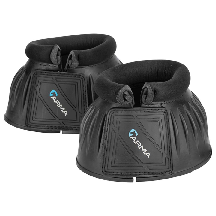 Rubber Bell Boots Soft Top Black in the group Horse Tack / Leg Protection / Bell Boots at Equinest (SH13501BA)
