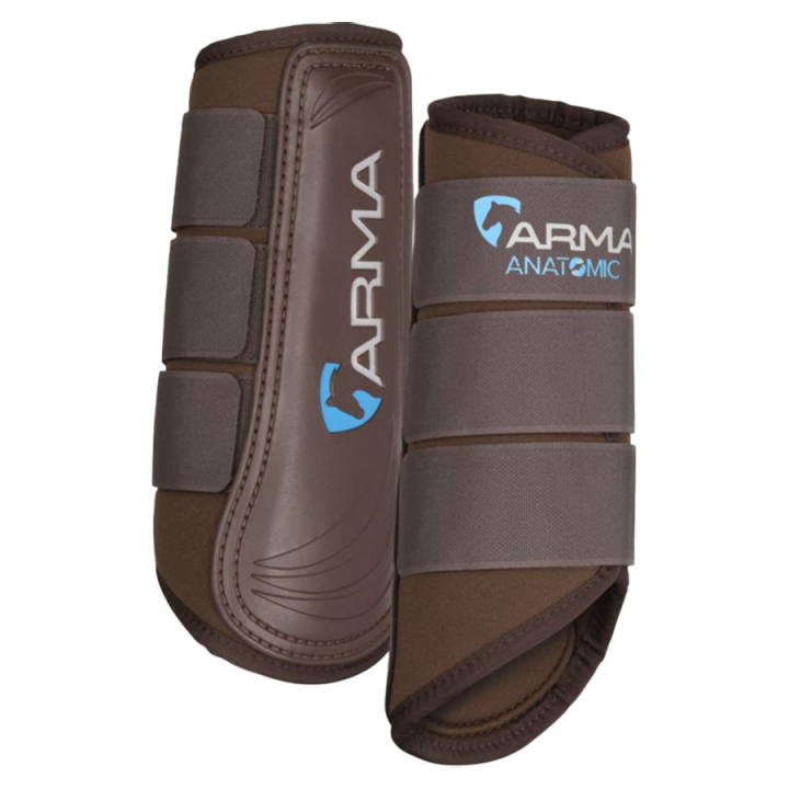Neoprene Fetlock Boots Brown in the group Horse Tack / Leg Protection / Brushing Boots & Dressage Boots at Equinest (SH170ABR)
