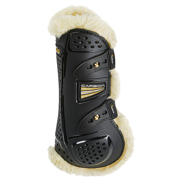 Tendon Boots Oxi-Zone Air Motion 0SupaFleece Black/Natural in the group Horse Tack / Leg Protection / Tendon Boots at Equinest (SH193801BA)