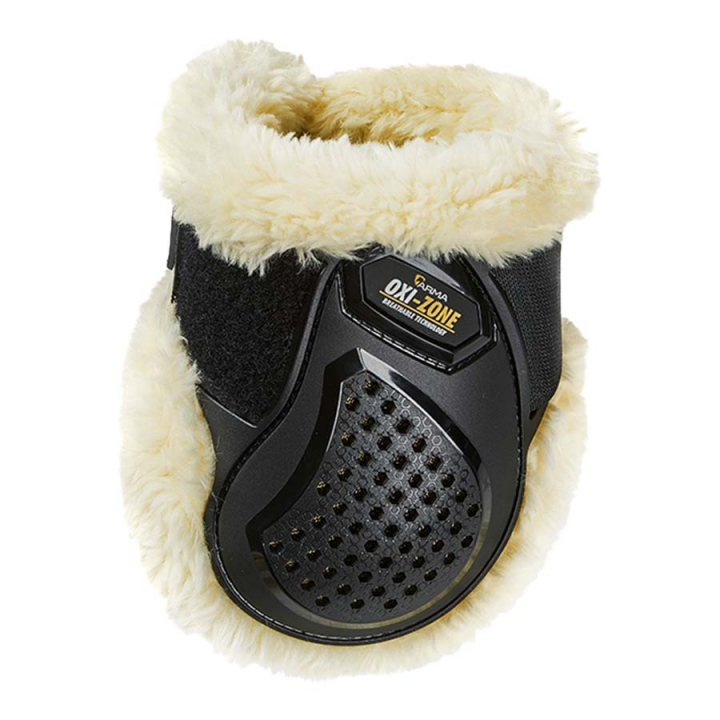 Fetlock Boots Oxi-Zone Air 0Motion SupaFleece Black/Natural in the group Horse Tack / Leg Protection / Fetlock Boots at Equinest (SH193901BA)