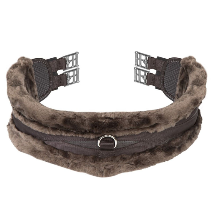 Anatomical Saddle Girth SupaFleece Brown in the group Horse Tack / Girths / All-Purpose Girths at Equinest (SH463023BR_r)