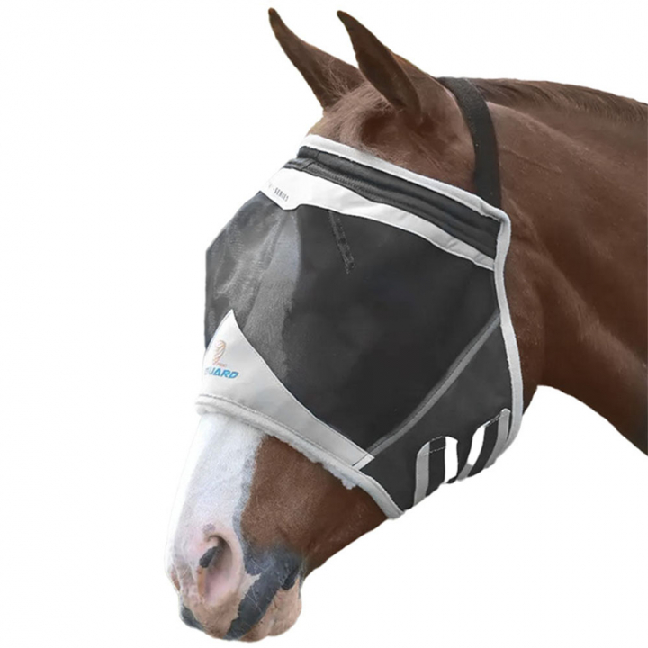 Fly Mask without Ears Black/Gray in the group Fly Protection / Fly Masks & Nose Nets at Equinest (SH6661Sv_r)