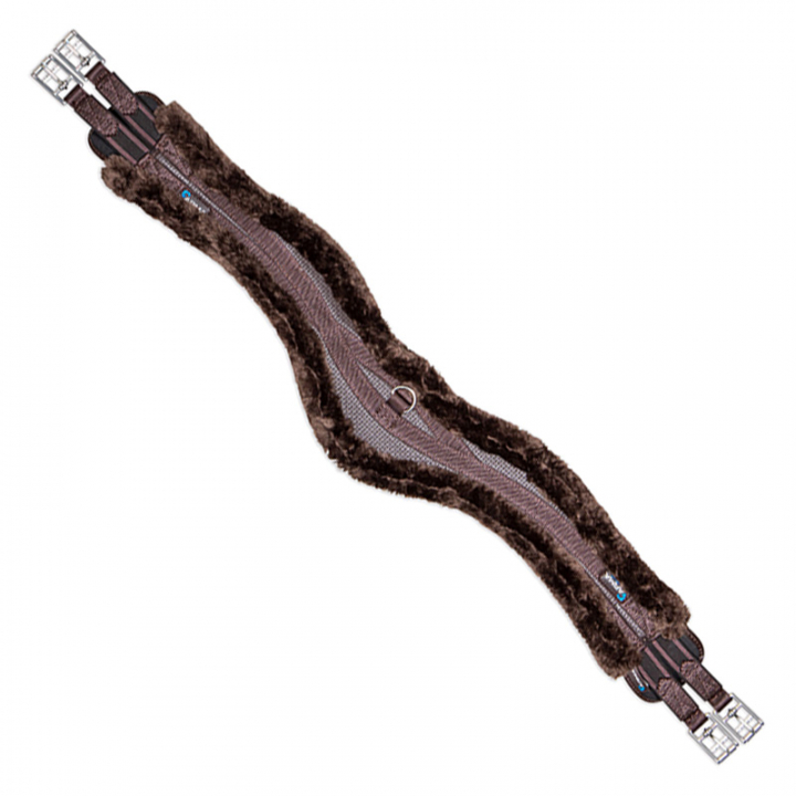 Anatomical Girth SupaFleece Brown in the group Horse Tack / Girths / All-Purpose Girths at Equinest (SH7120138BR)