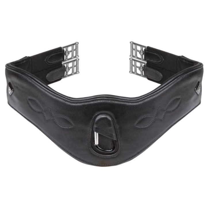 Anatomical Girth LUSSO Elastic Black in the group Horse Tack / Girths at Equinest (SH714011BA_r)