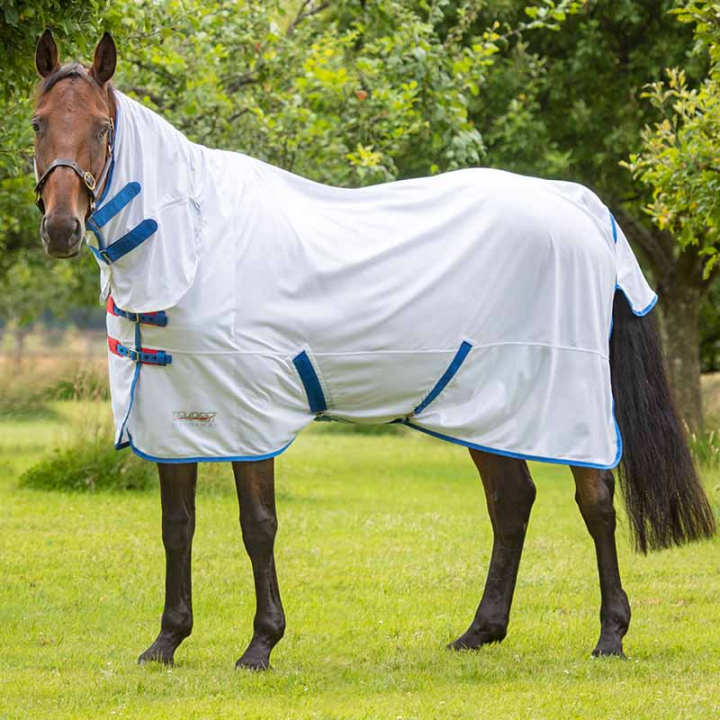 Tempest Fly Sheet White/Blue in the group Horse Rugs / Fly Rugs & Eczema Rugs at Equinest (SH9322ViBl_r)